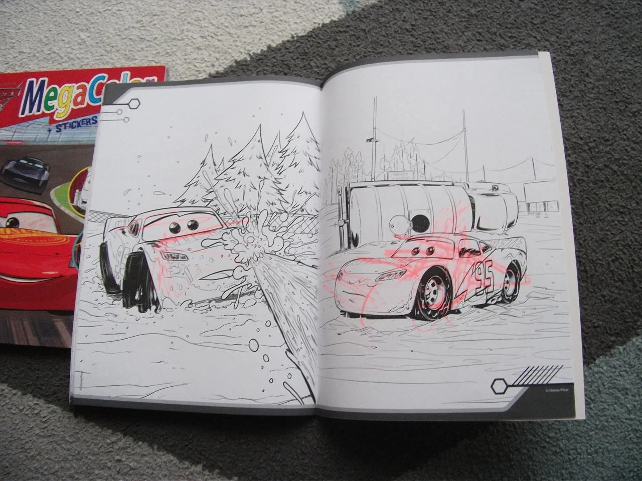 Lote de 2 livros de colorir Carros – photo 5